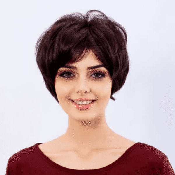 Linta - Short Shiny Wig: Instant Volume and Style!