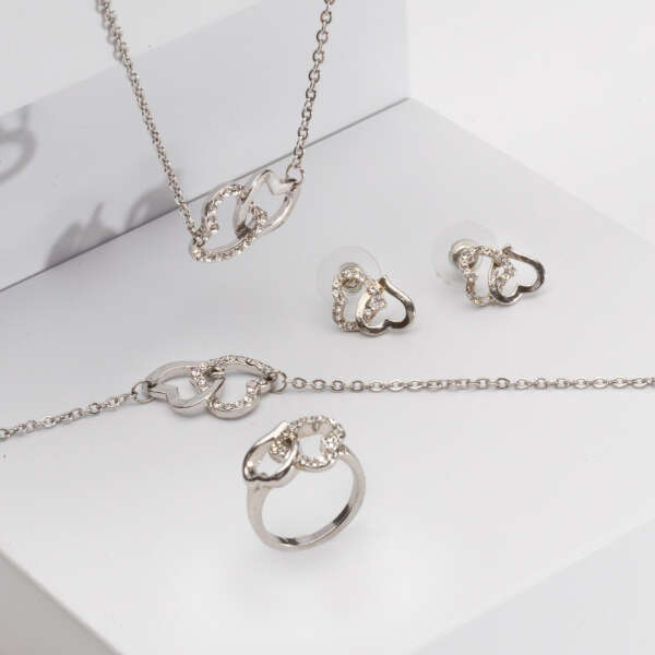 Fidda - Romantic Heart-Shaped Jewelry Set!