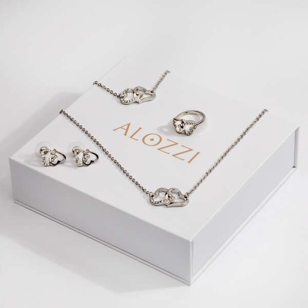 Fidda - Romantic Heart-Shaped Jewelry Set!