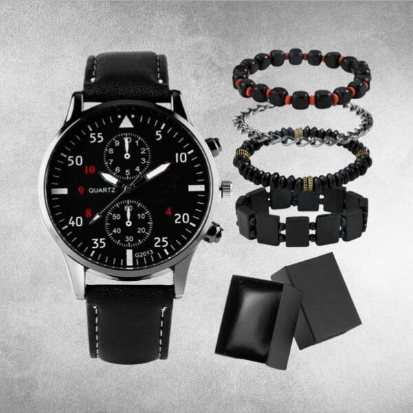 Danesson - Modern Watch Set with 4 Interchangable Bracelets!