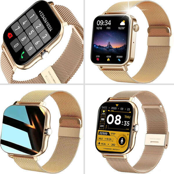 Goldson-Luxe Smart Watch: Elegance and Functionality for Your Style!