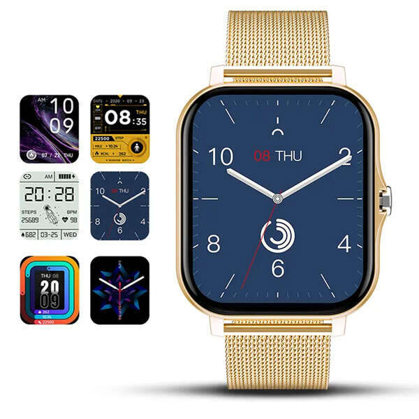 Goldson-Luxe Smart Watch: Elegance and Functionality for Your Style!