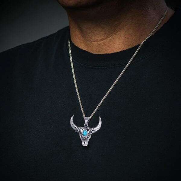 BullStrong - Powerful Necklace with Bull Head Pendant - Symbol of Strength and Courage!