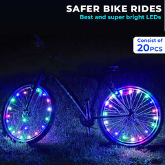 Koshing - LED Bicycle Wheel Lights: Fun and Safety with Style!