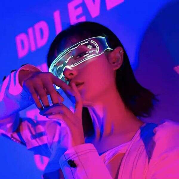 LedEye - Sunglasses with LED Lights: Shine at Every Party!