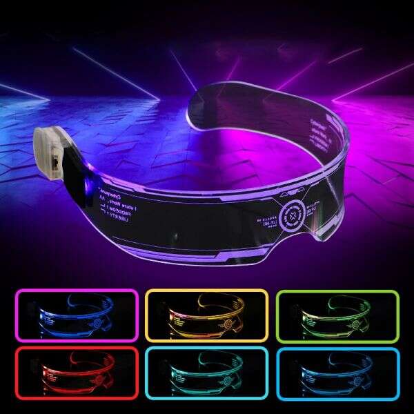 LedEye - Sunglasses with LED Lights: Shine at Every Party!