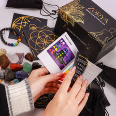 Zorya - Box with Natural Stones for Chakras: Positive Energy and Balance Every Day!