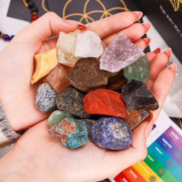 Zorya - Box with Natural Stones for Chakras: Positive Energy and Balance Every Day!