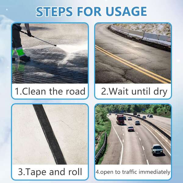 OnyxTape - Self-Adhesive Asphalt Tape: The Ideal Solution for Pavement and Road Repair!