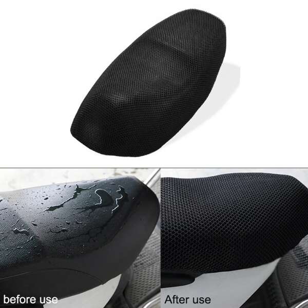 MotoEase - Motorcycle Seat Mesh Cover: Comfort and Durability on Every Ride!