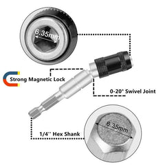 MagnaBit - Magnetic Bit Holder: Simple and Precise Drilling in Narrow Spaces!