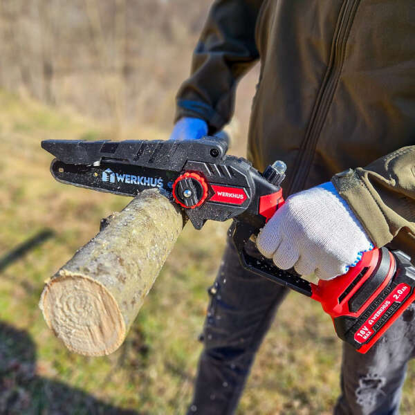 Werkhus - Cordless Wood Saw: Powerful Set for Fast and Precise Gardening!