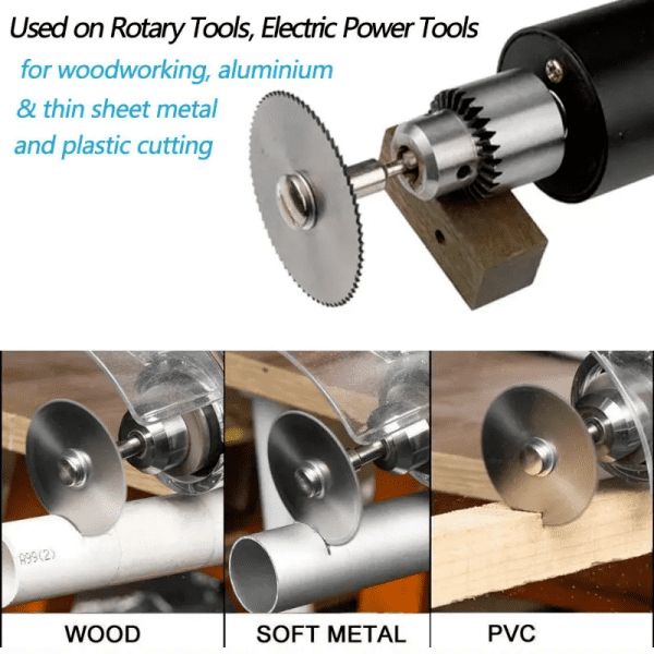 Miniark - Set of 5 Mini Circular Saw Blades: Precise Cutting for Your Projects!