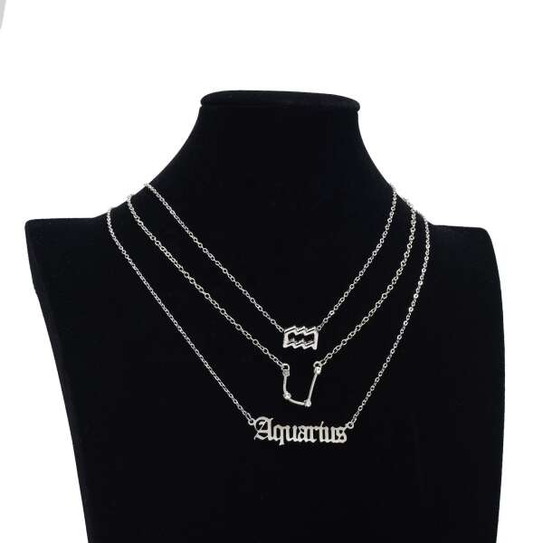 Astrea - Set of 3 Zodiac Necklaces - Elegance and Connection with Your Zodiac Sign