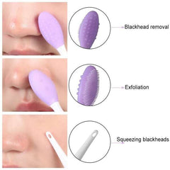 Radiant - Set of 5 Facial Cleansing Brushes: Exfoliate, Massage and Revitalize!