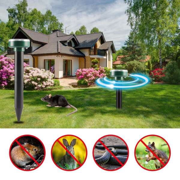 RayRepel - Solar Pest Repellent: Protect Your Property with Ultrasonic Technology!