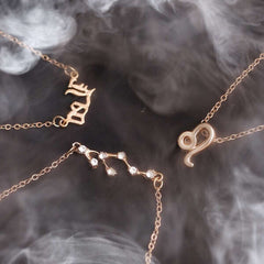 Astrea - Set of 3 Zodiac Necklaces - Elegance and Connection with Your Zodiac Sign