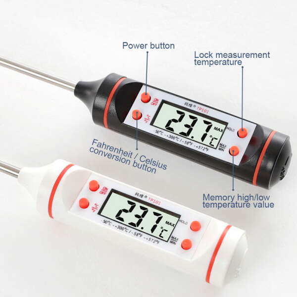 TempKing - Kitchen Thermometer: Cook Safely with Precision!