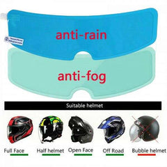 ClearViz - Set of 2 Anti-Fog and Anti-Rain Stickers for Helmets!