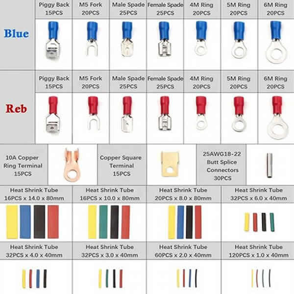 Strinkex - Electrical Connector and Heat Shrink Tube Kit: Essential Equipment for Professionals!