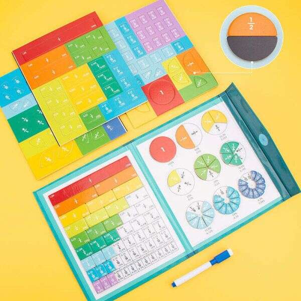 Fact Genius - Fractions Learning Kit: Educational Toy for Kids!