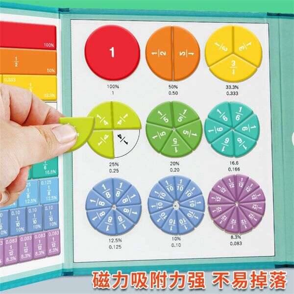 Fact Genius - Fractions Learning Kit: Educational Toy for Kids!