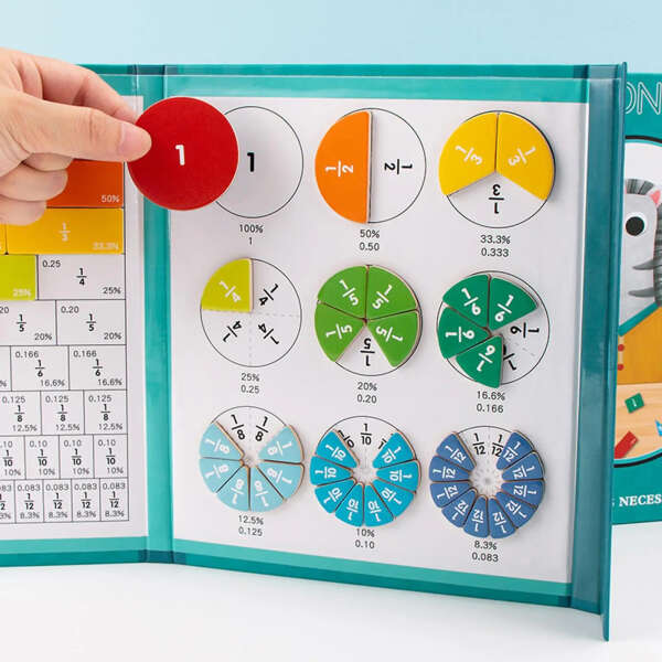 Fact Genius - Fractions Learning Kit: Educational Toy for Kids!