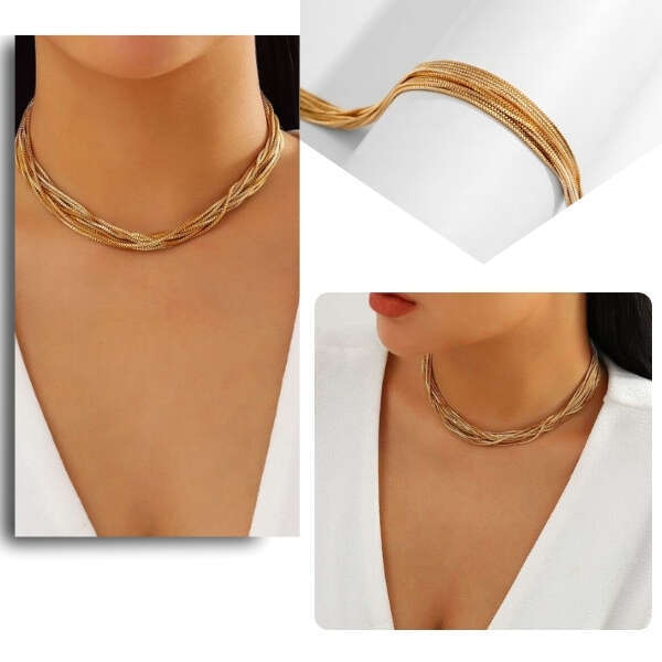 Goldiana - Elegant Necklace: Add a Touch of Luxury to Any Outfit!