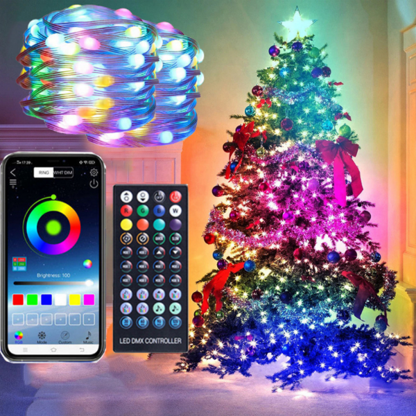 Whimsy - LED Holiday Lights: Magic and Customizable Colors!