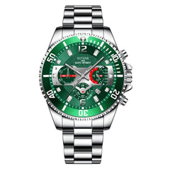 Greno - Fashionable Men's Set: Modern Watch with TWO FREE Bracelets!