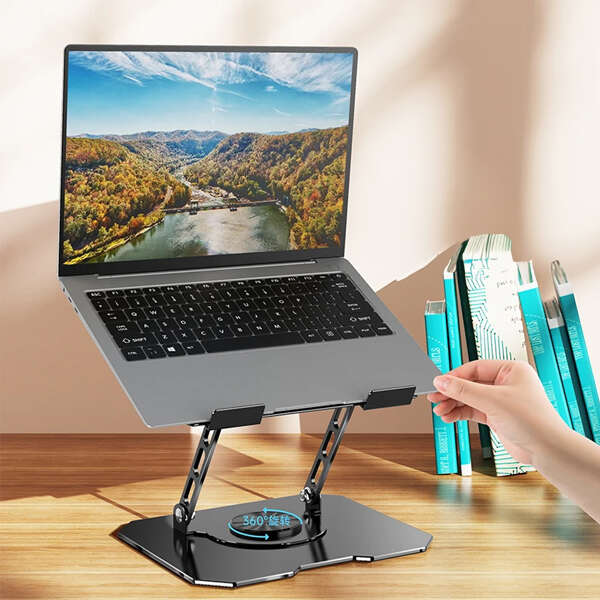 Metalap - Adjustable Laptop Stand: Comfort and Practicality at the Office or On the Move!