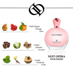 Nuit Opera - Seductive Eau de Toilette: The Perfume That Transforms Your Presence Into an Unforgettable One!