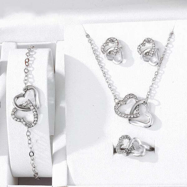 Fidda - Romantic Heart-Shaped Jewelry Set!