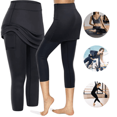 YogaTrain - Sports Skirt with Leggings: Elegance and Comfort for Your Activities!