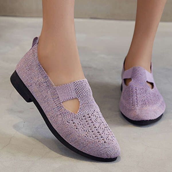 Arabella - Lightweight and Breathable Knitted Ballerinas for Comfortable Days