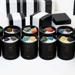 Lumira - Astrological Candle with Natural Stones: Discover Your Hidden Potential!