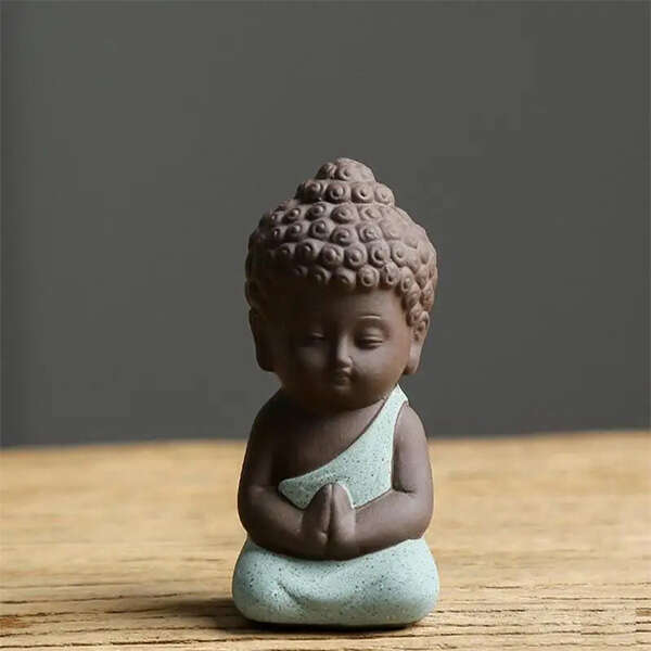 Amani Ceramic Decorative Figurine - Symbol of Inner Happiness and Balance