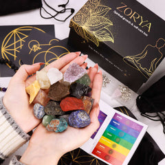 Zorya - Box with Natural Stones for Chakras: Positive Energy and Balance Every Day!