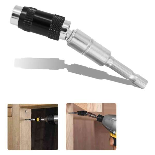 MagnaBit - Magnetic Bit Holder: Simple and Precise Drilling in Narrow Spaces!