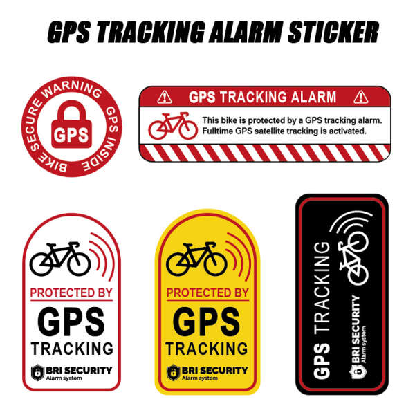 BriSecurity - Reflective Protective Stickers Set - Non-Stop Security!