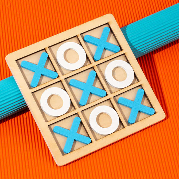 EksiOksi - Wooden X and O Game - The Classic Tic-Tac-Toe!