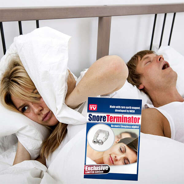 Snore Terminator - Anti-Snoring Ring: The Natural Solution for Peaceful Nights!