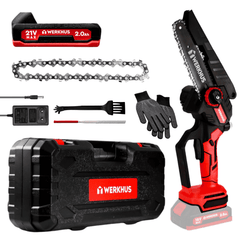 Werkhus - Cordless Wood Saw: Powerful Set for Fast and Precise Gardening!