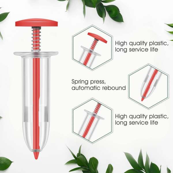 Plody - Set of 6 Seed Dispensers: Precision and Ease in Sowing!