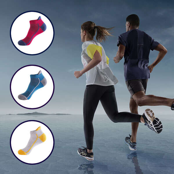 Kakoni - Set of 3 Pairs of Running Socks: Comfort and Performance Without Blisters!