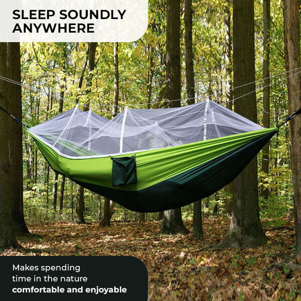 Restry - Ultralight Mesh Lounger: Comfort and Protection in Nature!