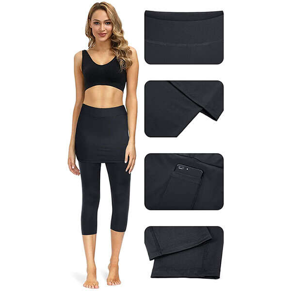 YogaTrain - Sports Skirt with Leggings: Elegance and Comfort for Your Activities!