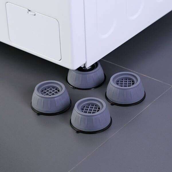 Stoppy - Set of 4 Non-Slip Feet for Washing Machine: Reduce Vibration and Noise!