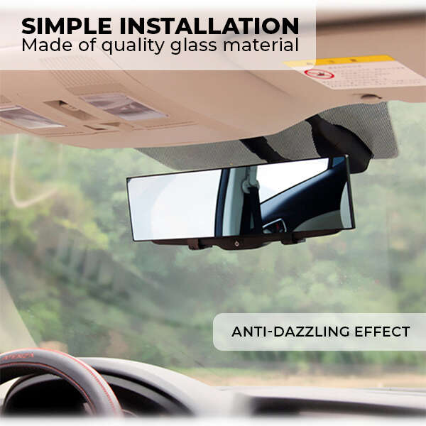 Gaper - Wide Angle Mirror: Safer and Stress-Free Driving!