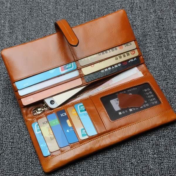 Asherey - Vintage Folding Wallet - Organized Space and Elegant Style